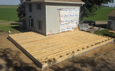 Farmhouse Addition Project Underway in Rio, Wisconsin